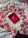 Tew Soft Tabi Flower Print With Handwork Saree